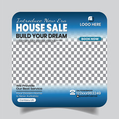 Luxury Housing Property Social Media Post Design Layout