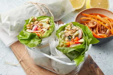 Avocado Lettuce Wrap