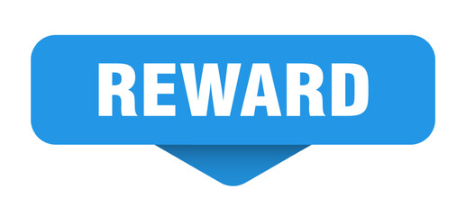 REWARD banner, button, sign on transparent background