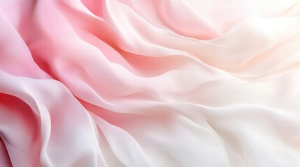 Fototapeta premium soft pink and white silk fabric drape