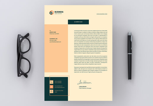Letterhead Layout