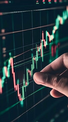 Trading Chart Abstract Illustration