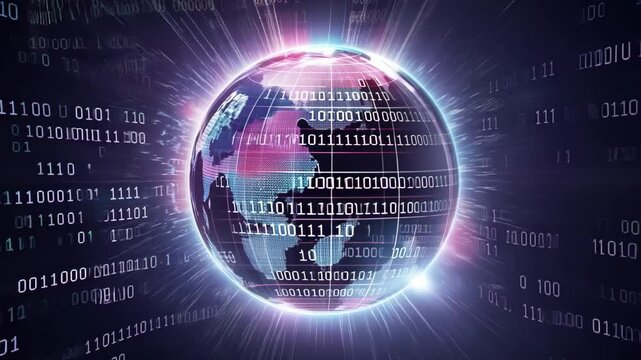 Exploring the interconnection of technology and data through the digital globe visualization in a global network