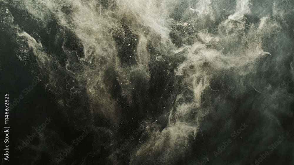 Poster a dynamic splash of dark water, showcasing swirling textures and bubbles beneath the surface, creati