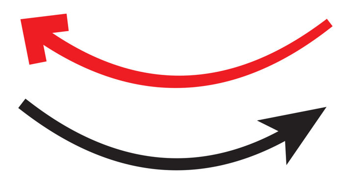 nvis48 NewVectorIllustrationSign nvis - curved arrow right direction vector sign . isolated transparent . black large . big simple icon 