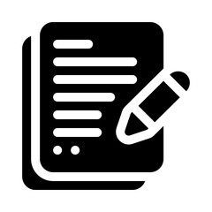 Fototapeta premium content glyph icon