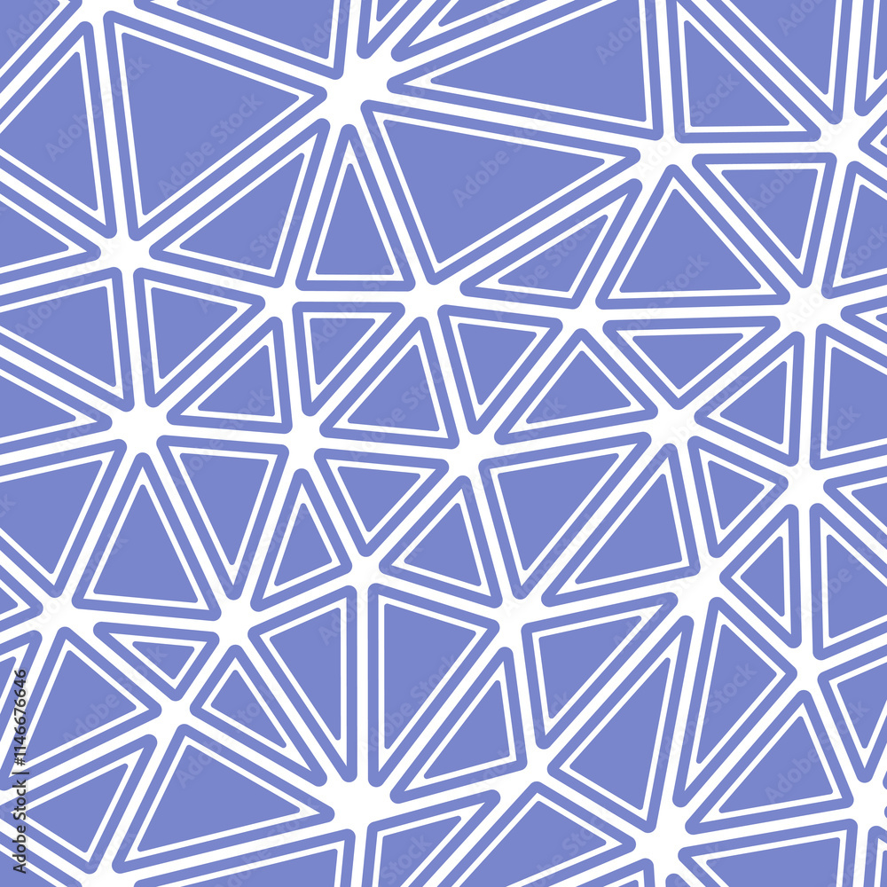 Poster triangular pattern background. rounded solid shapes in frames. large triangles size. solid color sty