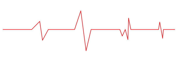 Life line icon vector. Heartbeat line icon. sign. Cardiogram line icon, sign. Heart pulse silhouette, icon, symbol. Vector illustration.