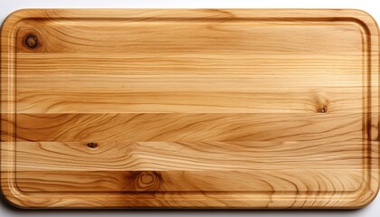 wooden board isolated on white