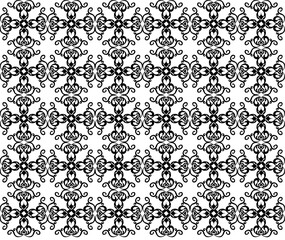 black and white seamless pattern