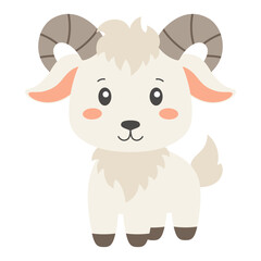 little goat isolated
