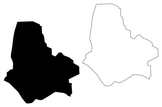 Maradi Region (Regions of Niger, Republic of the Niger) map vector illustration, scribble sketch Maradi map