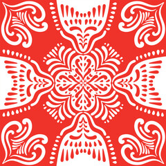 Artistic pattern in Christmas style is suitable for textiles and decor, seamless pattern vector 