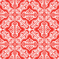 Artistic pattern in Christmas style is suitable for textiles and decor seamless vector designs pattern 