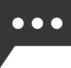 speech bubbles with messages bussiness icon black