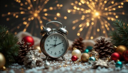 Close-up of new year&rsquo;s eve fireworks festivities