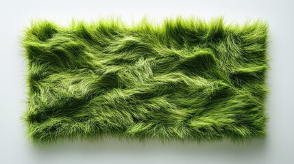 Soft Green Grass Carpet for Interior Decor