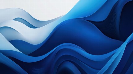 abstract blue wave background