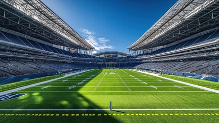 sofi stadium empty football field los angeles rams chargers nfl