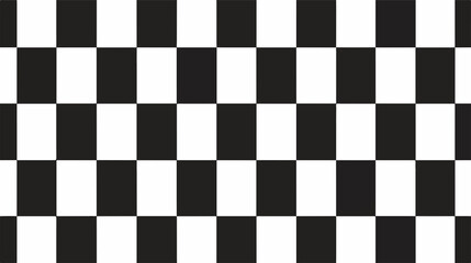 Fototapeta premium Seamless Black and White Square Tiles Pattern