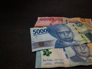 Indonesian cash banknotes money