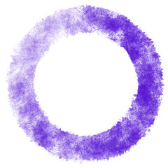 Abstract Watercolor Purple Circle Illustration