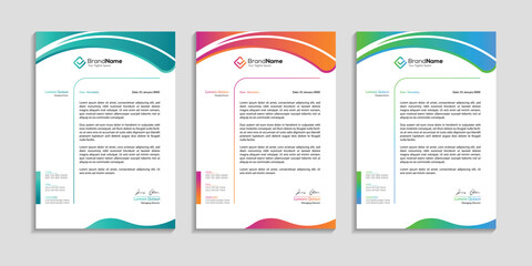 Creative and Professional Letterhead Design Services for Businesses, Branding, Corporate Identity, Custom Print-Ready Templates