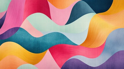 Obraz premium abstract colorful wave pattern background