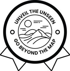 Illustration in concept of Nature tourism in line style