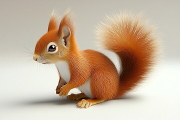 a squirrel on a tree branch