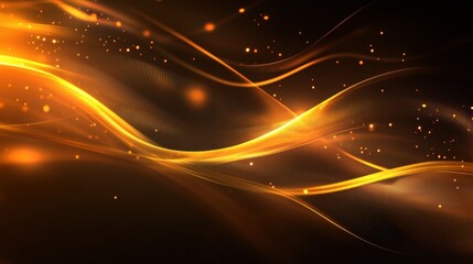 Fototapeta premium golden abstract waves background luxury texture elegant design