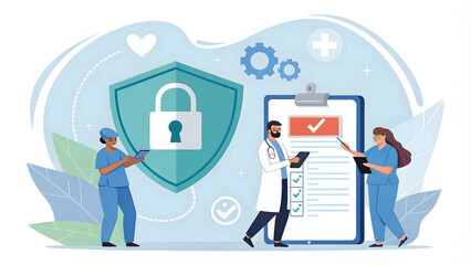 Medical team coordinates care using electronic records