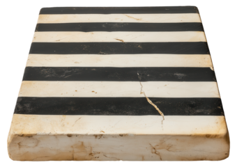 Striped block, art deco