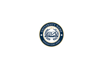 University, academy Logo vector. Education Shields logo for high school education vector Logo Template