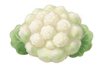 cauliflower isolated on white