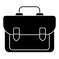  Black Briefcase Vector for Business and Office Use