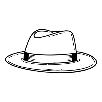 recommend clip art:  Vintage Fedora Hat Vector Illustration for Fashion and Style Concepts