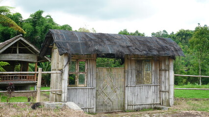gates and houses in the village