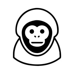  Minimalist Monkey Face Vector Art for Design and Branding Projects