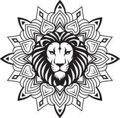 lion head tattoo