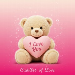 Obraz premium Valentine's Day square banner templates. Vector illustration with hearts and pastel background.