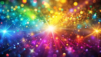 Colorful Sparkling and Shiny Abstract Background

