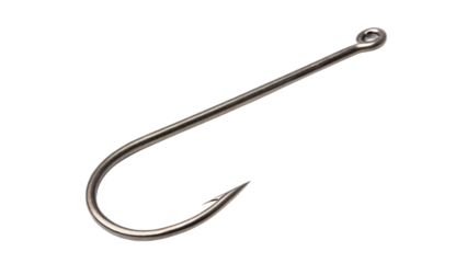 fishing hook isolated on white