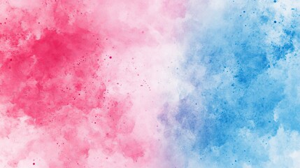 Vibrant blend of pink and blue in a smooth gradient, creating a fresh, contemporary background.