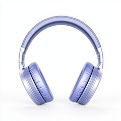 Stylish purple headphones with a sleek design, perfect for music enthusiasts and everyday use.