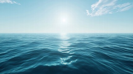 Obraz premium calm ocean serene seascape sunny day