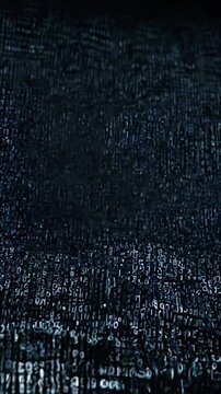 hacker screen with binary code., technology Abstract Background, 4k High-Quality Wallpaper Background Animation Video