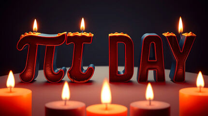 Fototapeta premium Celebrating the Magic of Pi Day