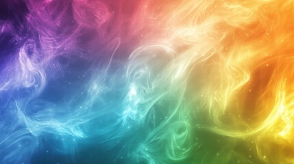 Obraz premium vibrant nebula cosmic dust colorful galaxy background