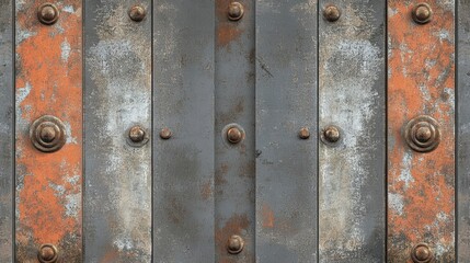 Fototapeta premium rusty metal texture background industrial metal wall